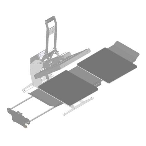 Chariot latral double plateaux CHA-2P